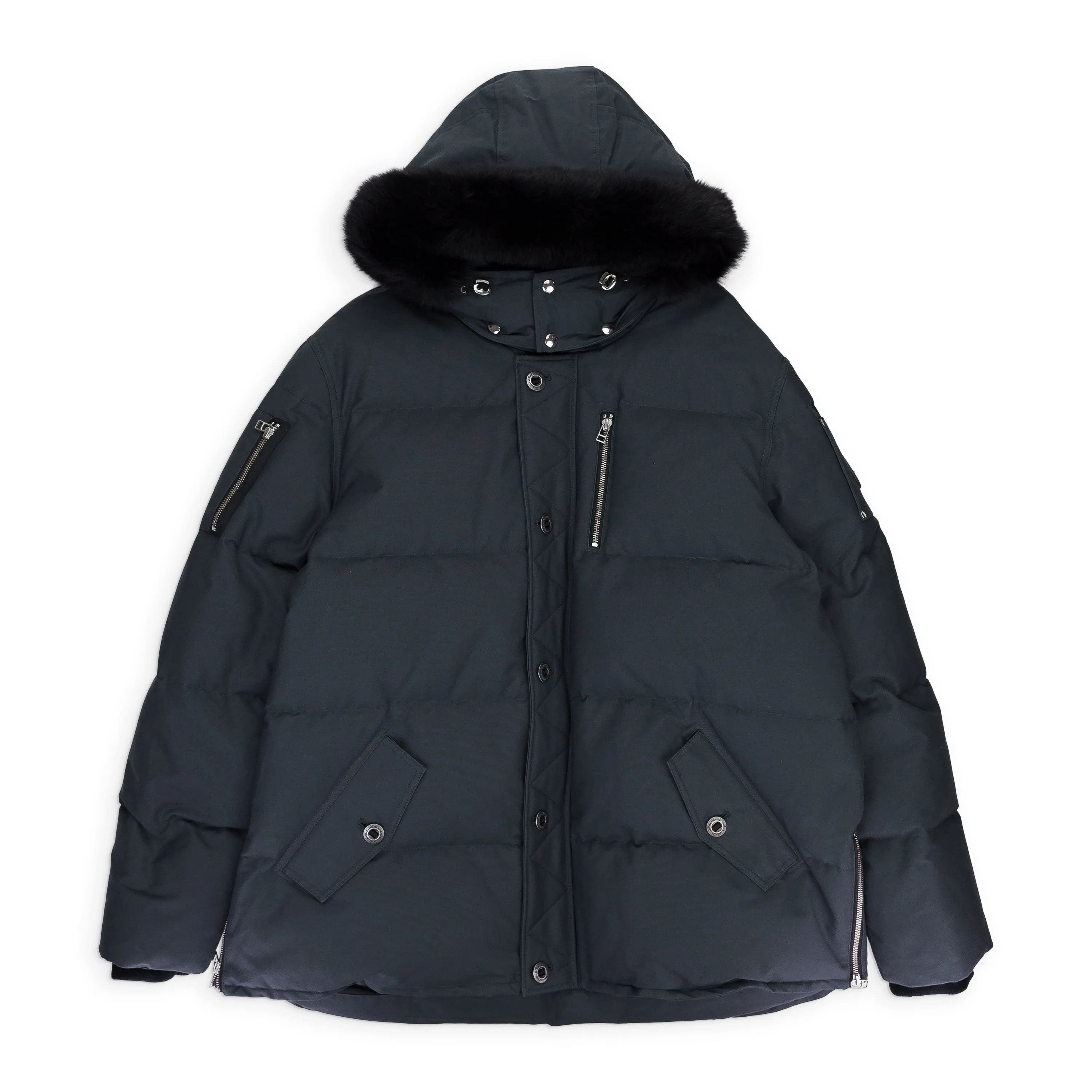 3Q JKT MENS GRANITE W/BLK PUFFER JACKET