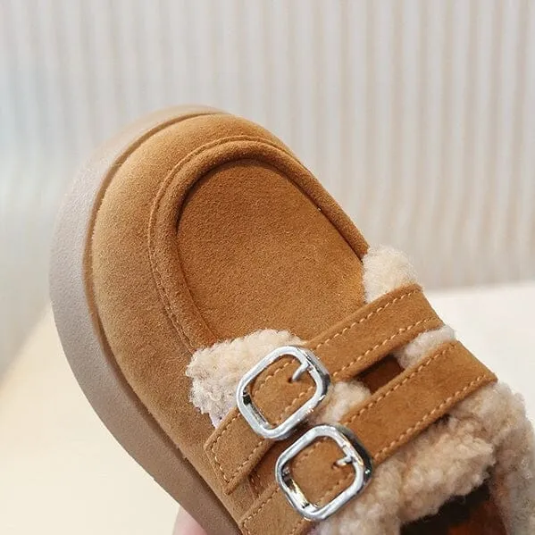 Ames Winter Plush Kids Birken Shoes