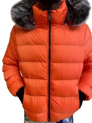 Avenue Paris - Men's Puffer Jacket - Orange