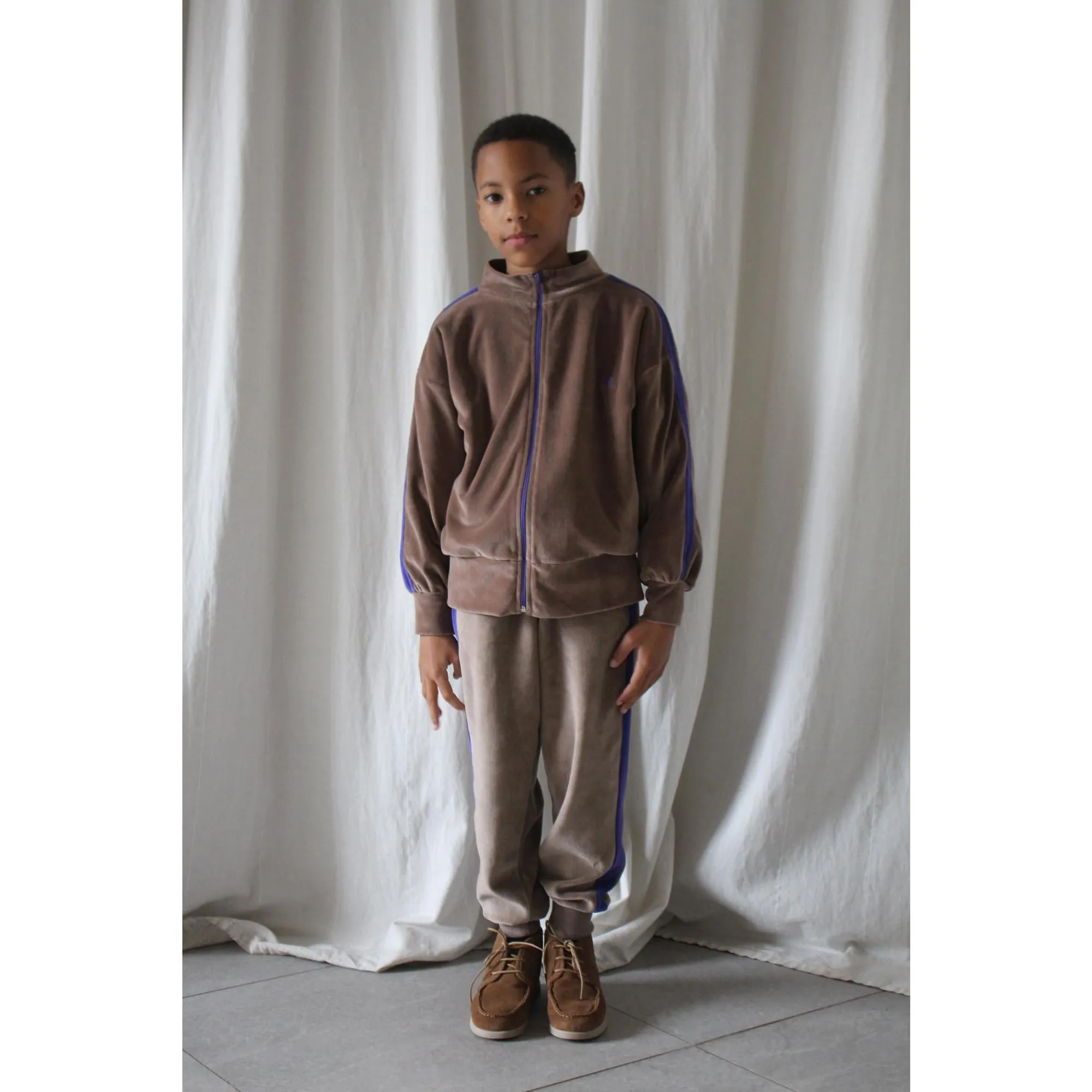 Benjamin Zip Jacket in Sweet Brown