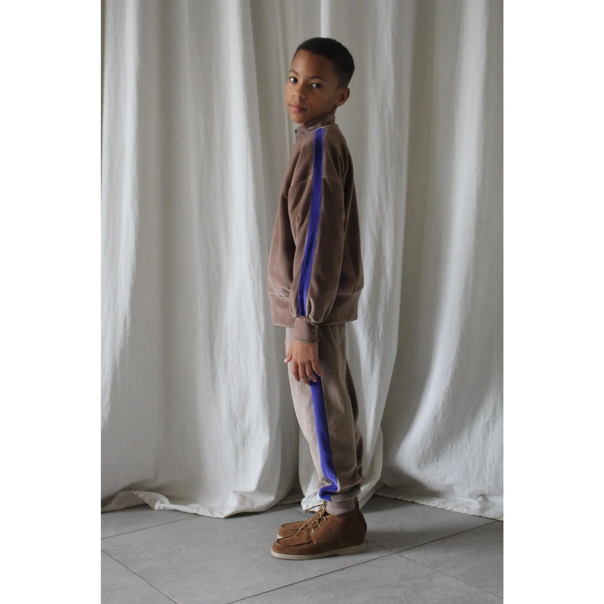 Benjamin Zip Jacket in Sweet Brown