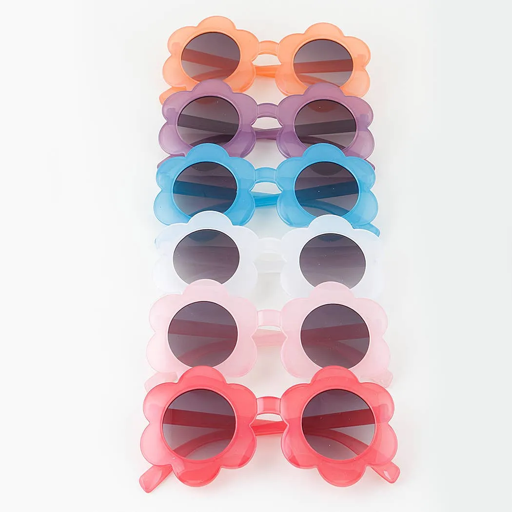 Bright Cartoon Flower Sunglasses