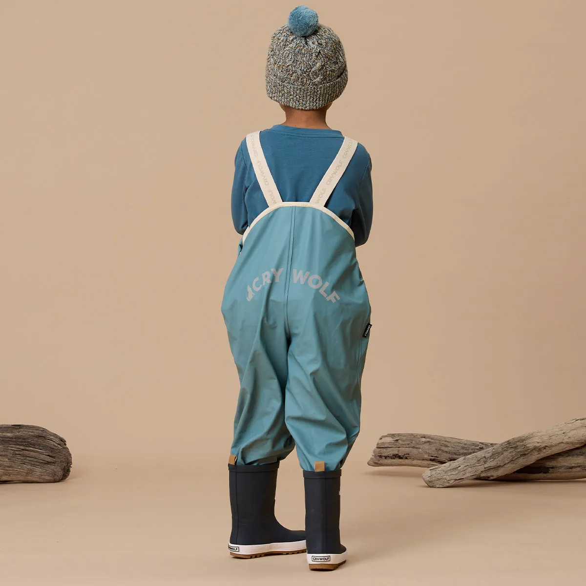 Crywolf Rain Overalls - Stone Blue