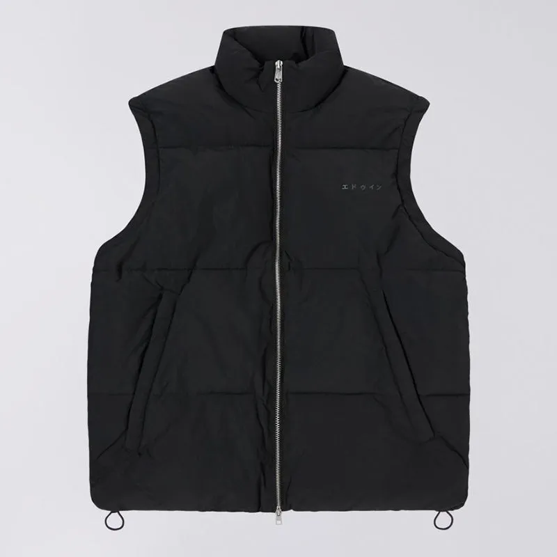 EDWIN DETACHABLE SLEEVES PUFFER JACKET