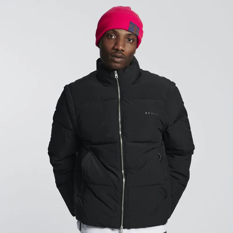 EDWIN DETACHABLE SLEEVES PUFFER JACKET