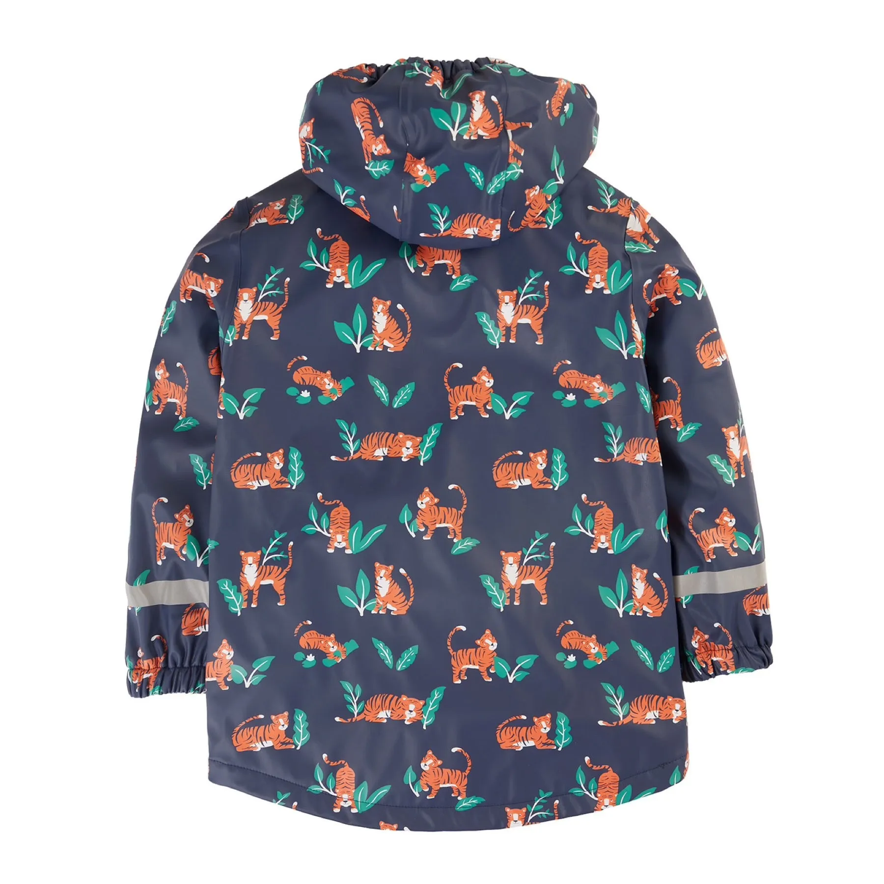 Frugi Printed Puddle Buster Coat Tiger Time