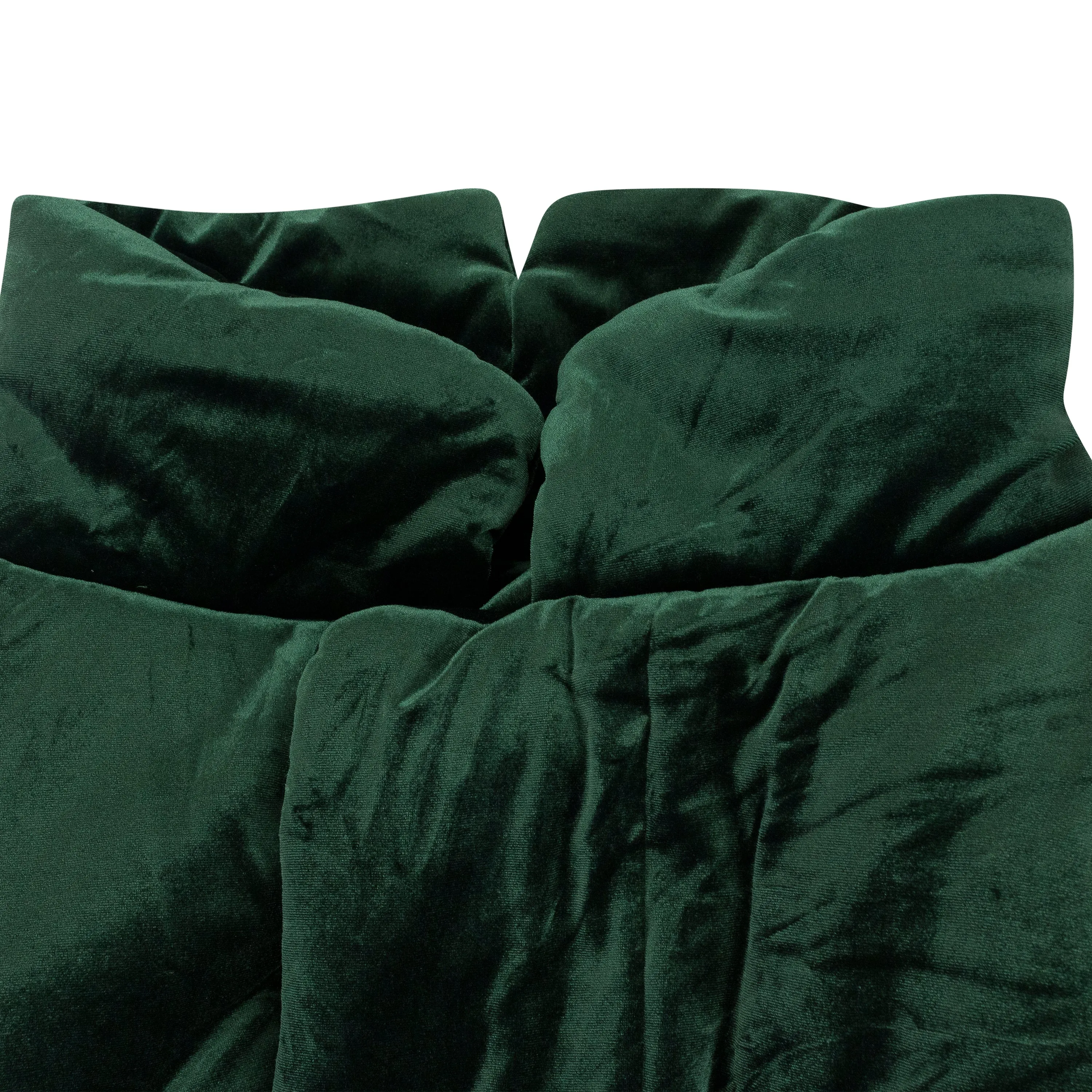 GREEN SLEEPING BAG PUFFER JACKET