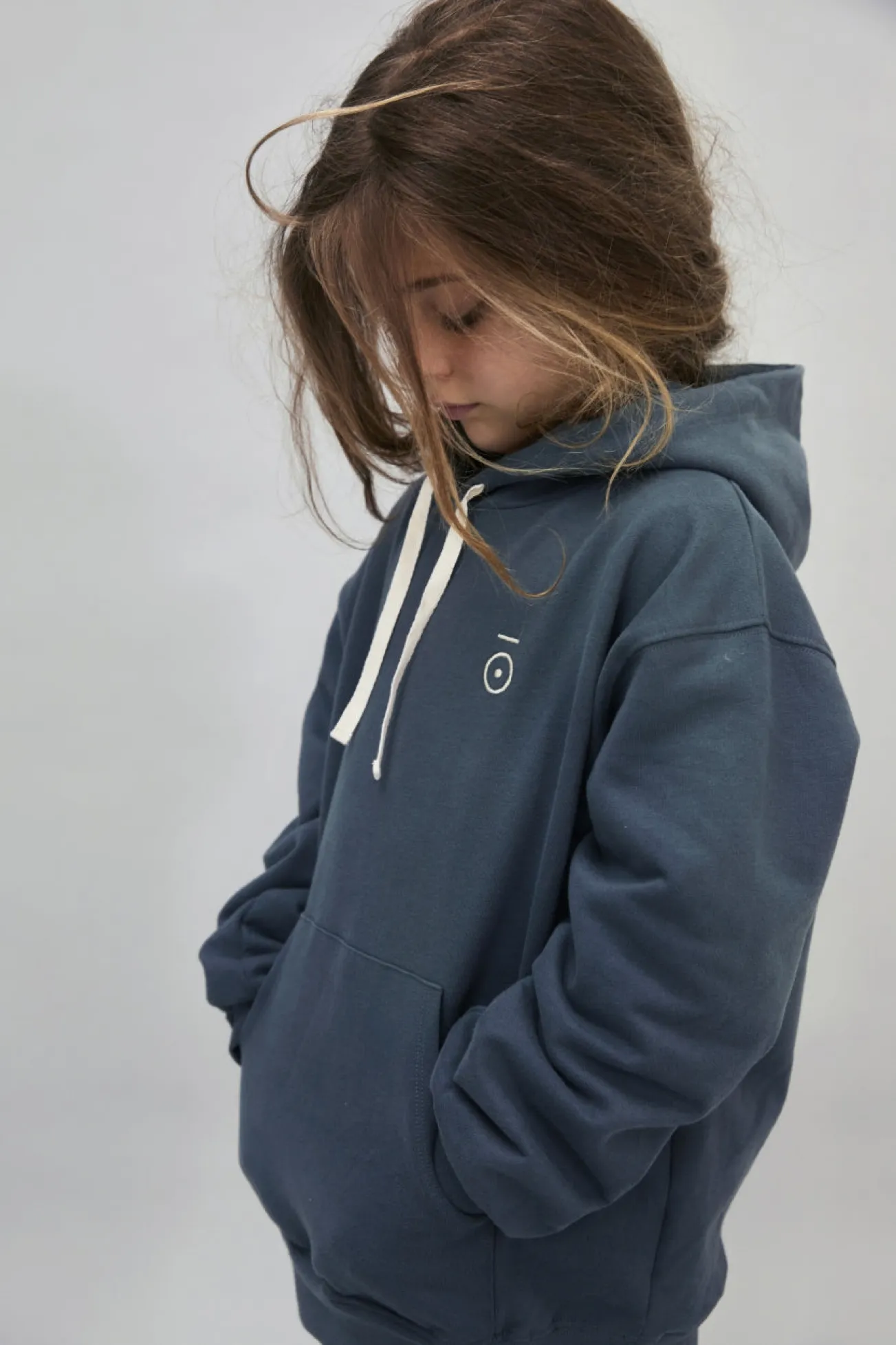 Hoodie, Blue Grey