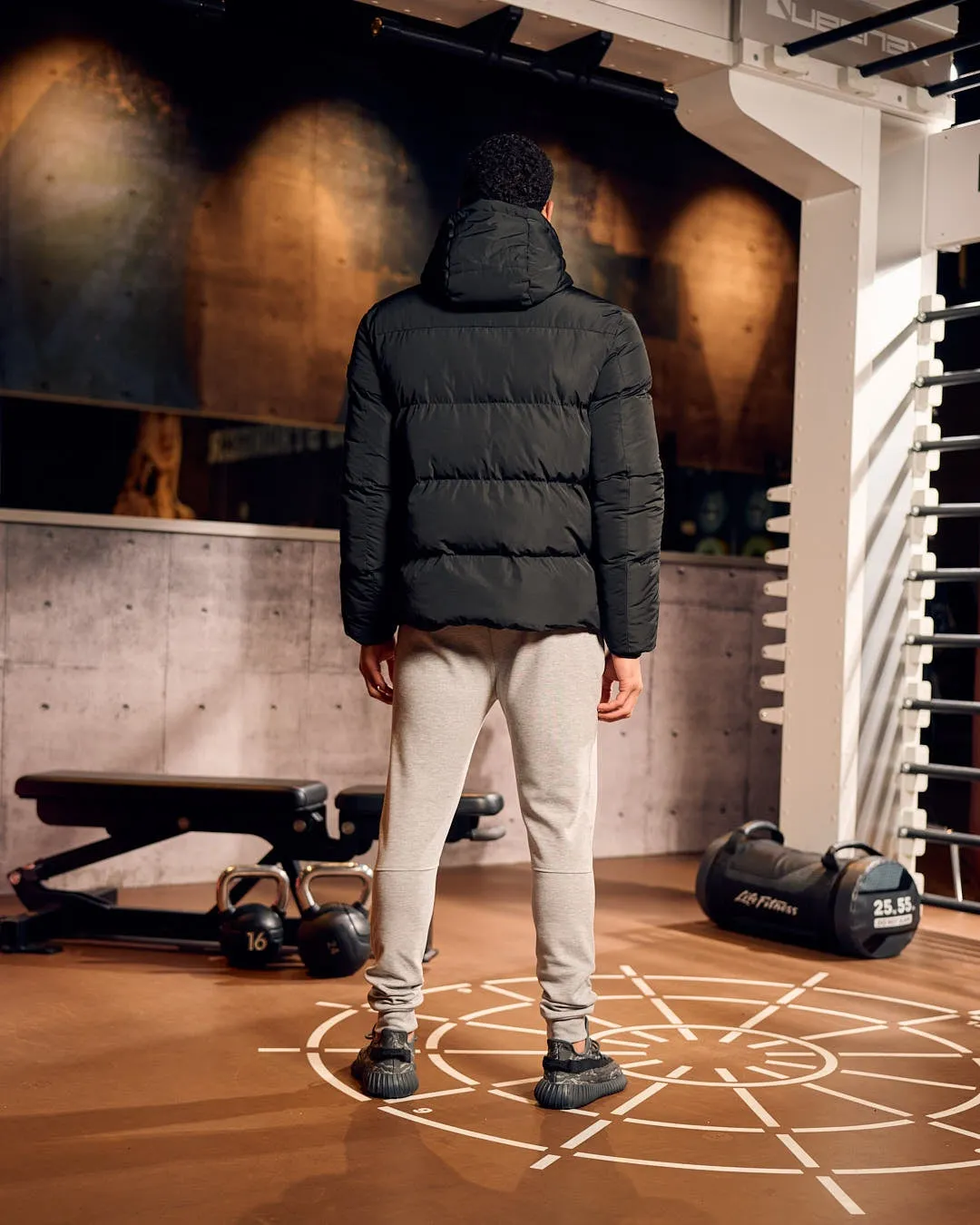 Malelions Sport Ace Puffer Jacket | Black