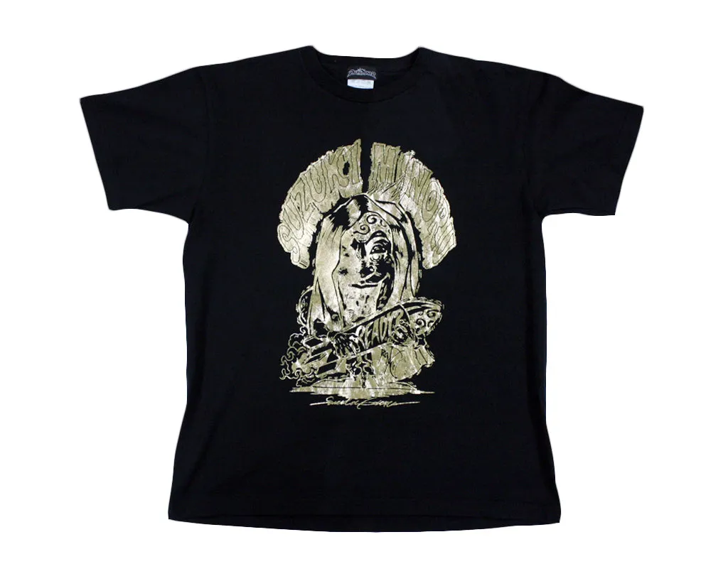 MINORU SUZUKI READY? GOLD FOIL T-SHIRT XL *SIGNED*