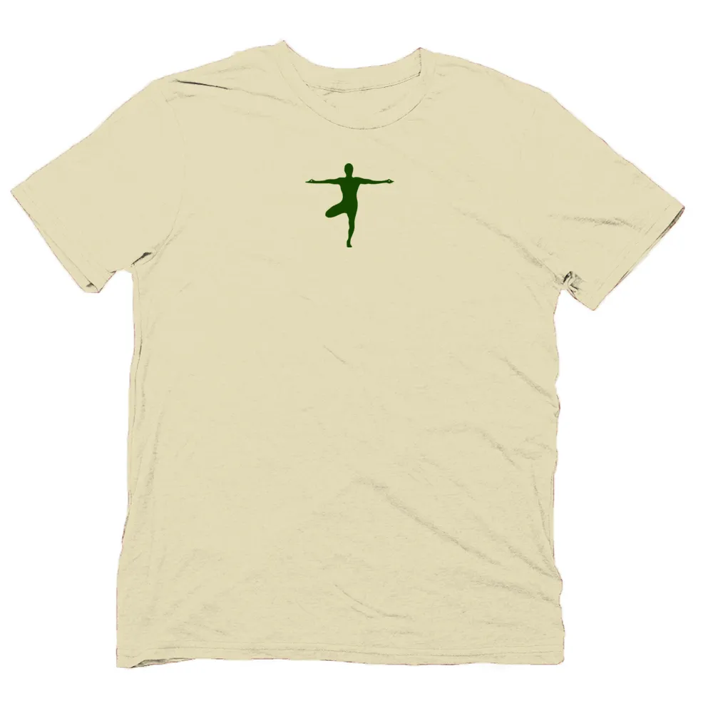 YOGiiZA Organic T-shirt with Tree Pose